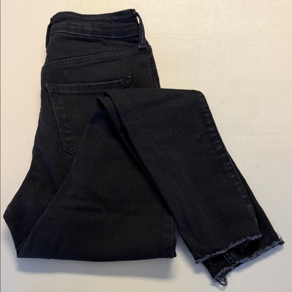 Old Navy Rockstar Super Skinny High Rise Black Jeans